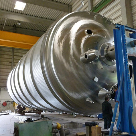 Fermenteur stérile 500 m3 en atelier
