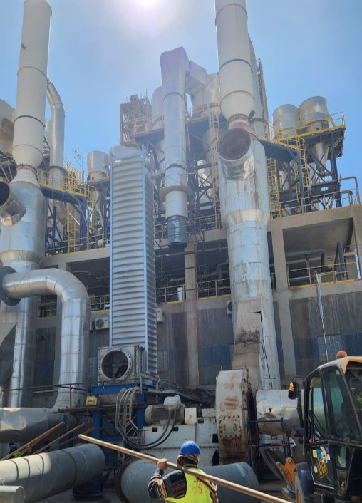 Refroidisseur de process sur gaz chargés et chauds